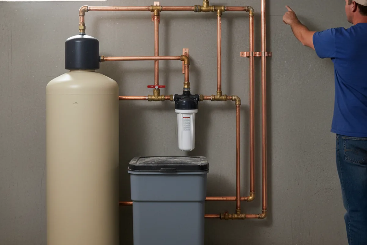 Whole-house water treatment system installed in New Harmony
